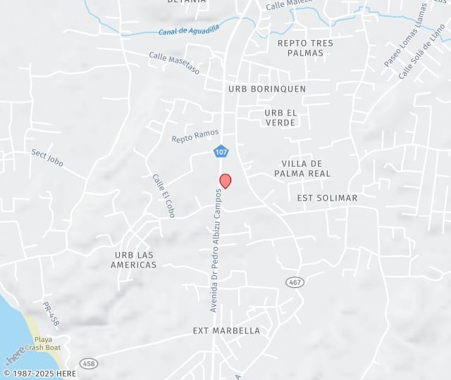 Location Map: 2066-5 Ave Dr. Pedro Albizu Campos, Suite #13 Aguadilla, Puerto Rico 00603